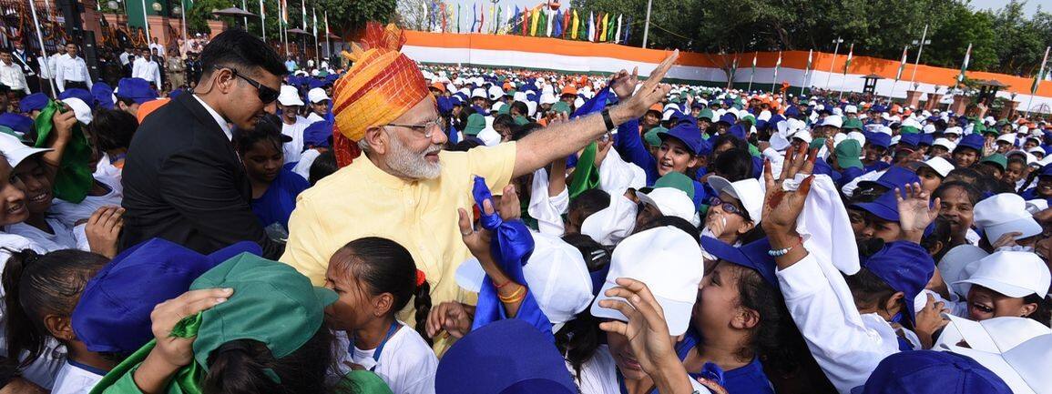 Glimpses of the Independence Day celebrations at the Red Fort