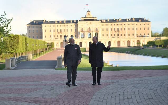 Modi In Russia