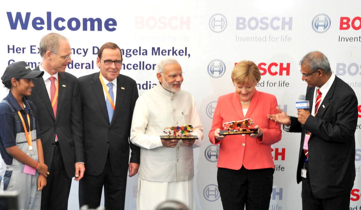 PM's engagements with German Chancellor Angela Merkel in Bengaluru