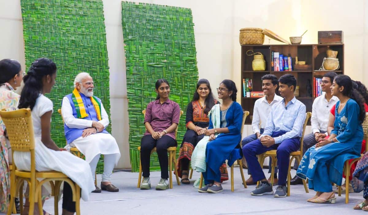 PM Modi interacts with students from multiple locations in the second episode of Pariksha Pe Charcha 2026  