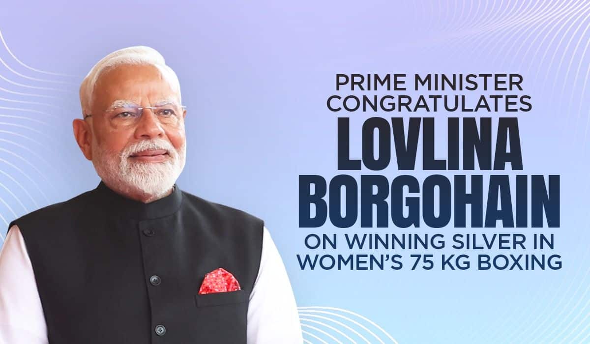 Prime Minister congratulates Lovlina Borgohain on winning Silver in Women’s 75 kg Boxing