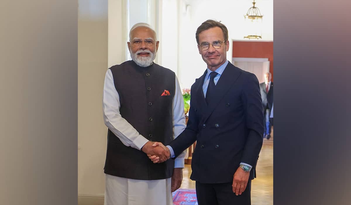 Prime Minister holds bilateral talks with Prime Minister of Sweden