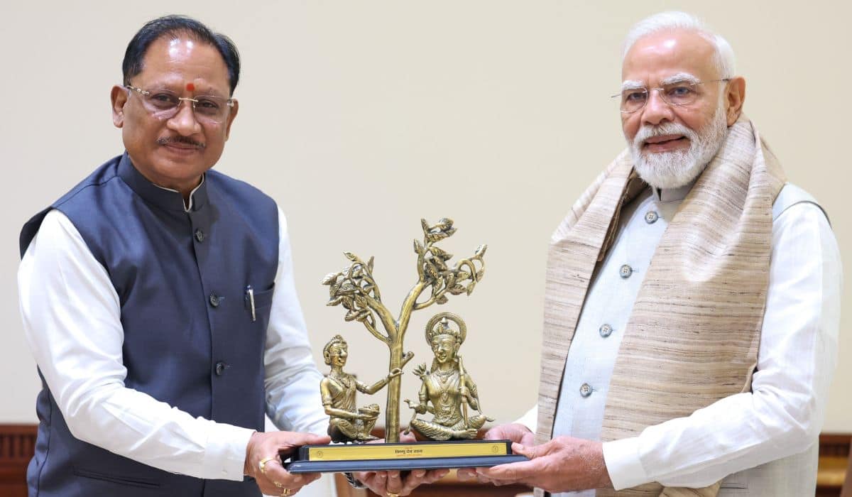Chief Minister of Chhattisgarh meets Prime Minister