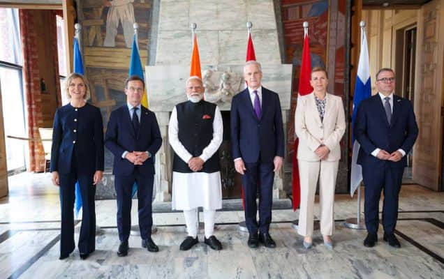 Third India-Nordic Summit: Nordic nations to invest $100 bn in 15 years