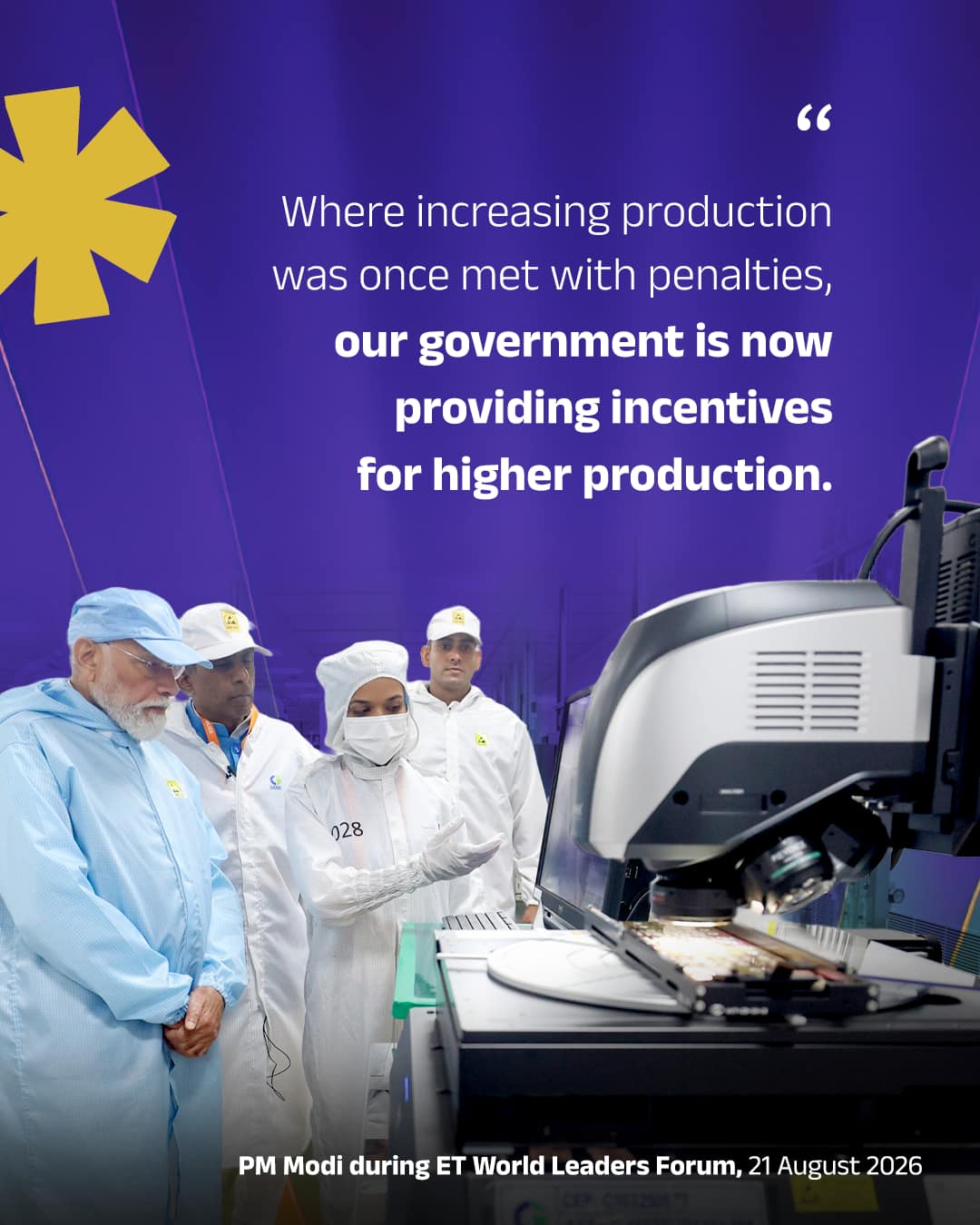 Where increasing production was once met with penalties, our government is now providing &hellip;