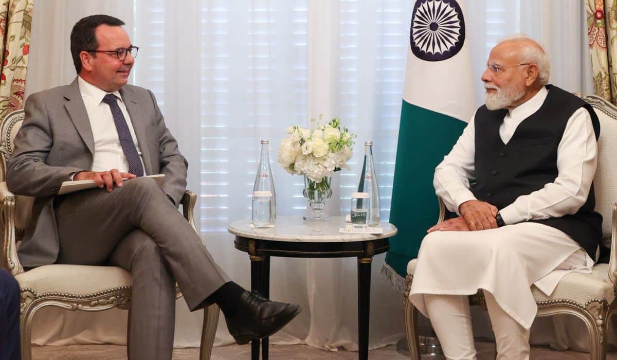 Prime Minister interacts with Alstom CEO Mr. Martin Sion, highlights opportunities for global collaboration with India’s youth