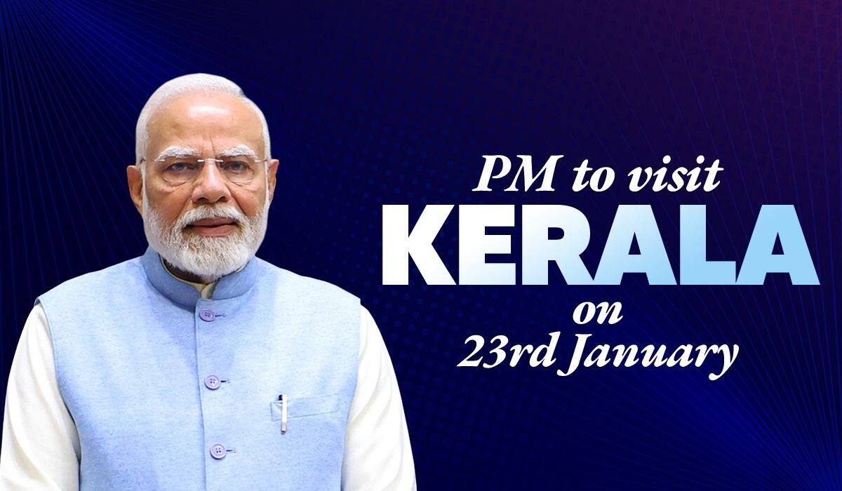 PM to visit Kerala on 23rd January 