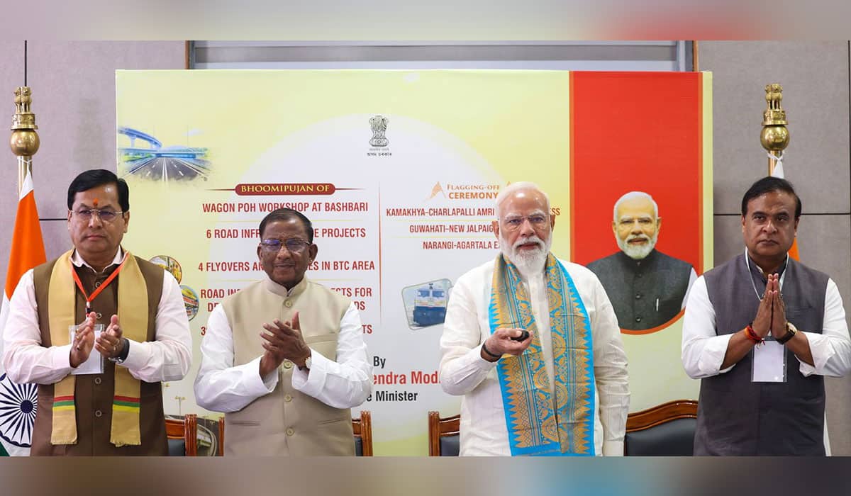 PM Modi launches multiple development works worth over ₹4,570 crore in Kokrajhar, Assam