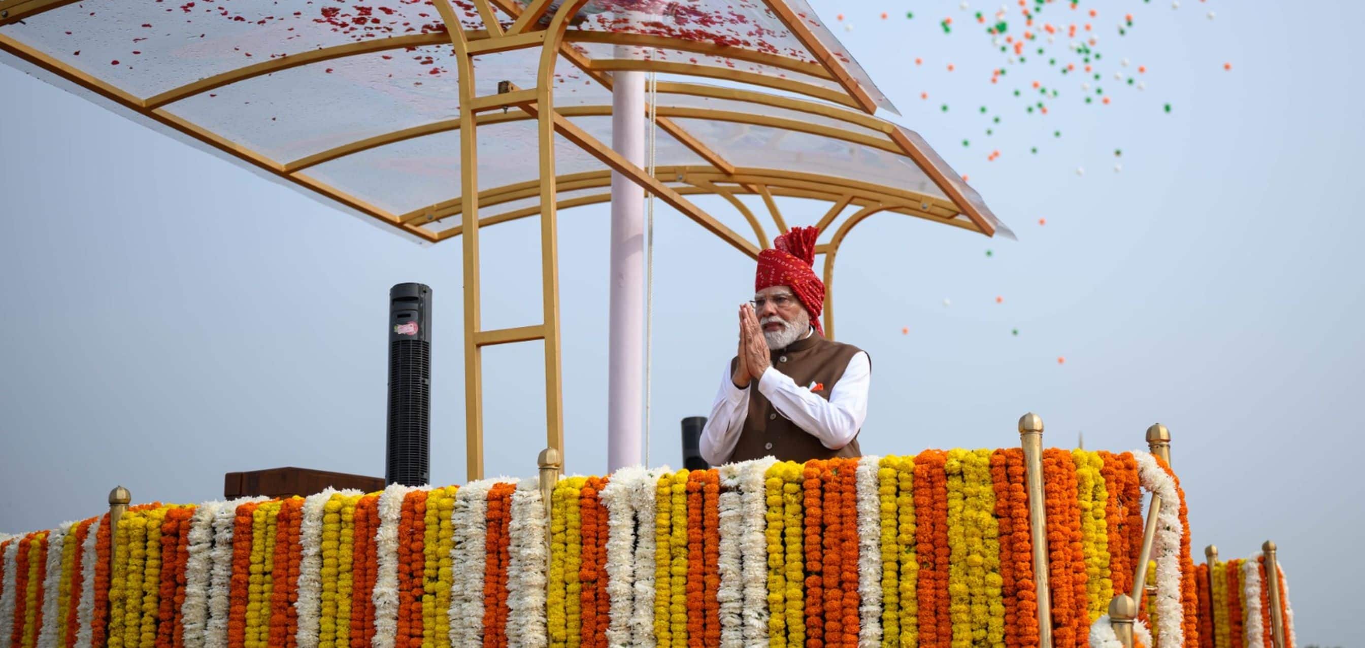 PM Modi addresses the nation from the ramparts of Red Fort on the occasion of 80th Independence Day