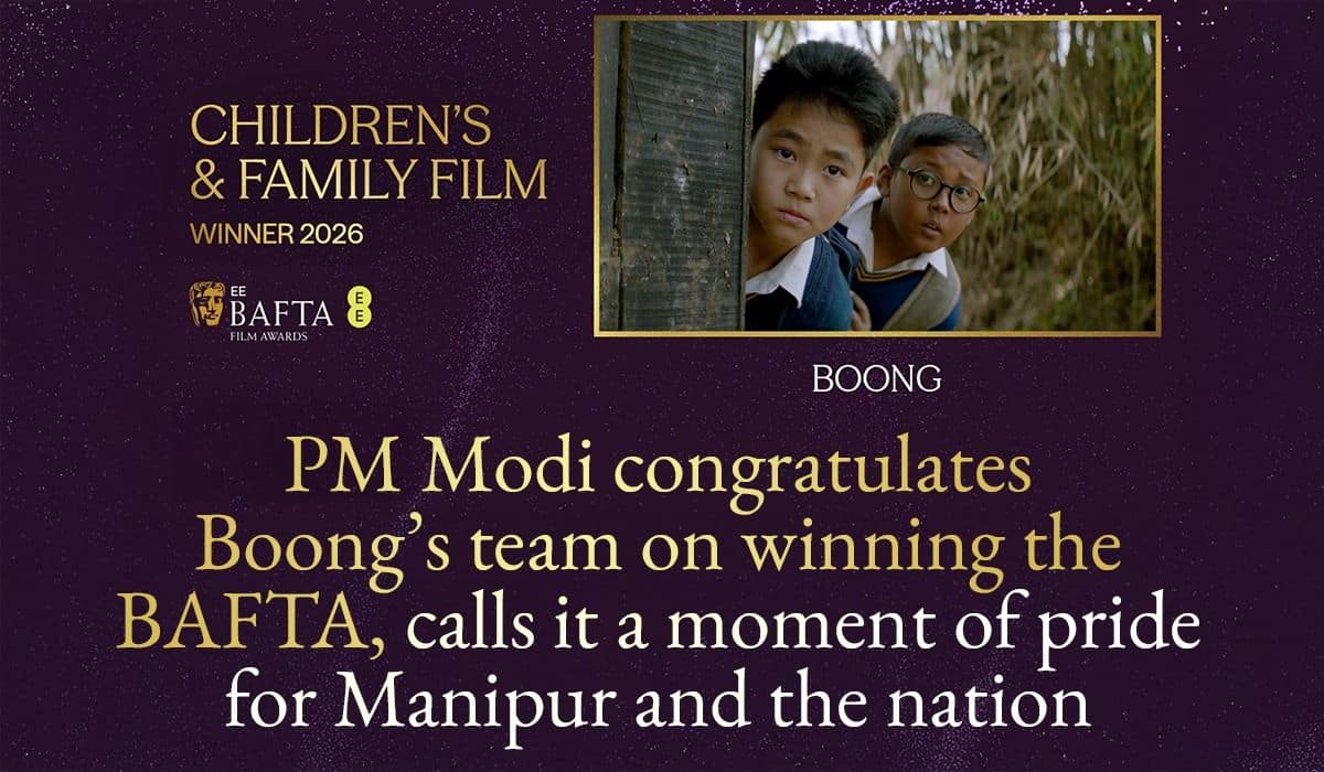 PM Modi congratulates Boong’s team on winning the BAFTA, calls it a moment of pride for Manipur and the nation