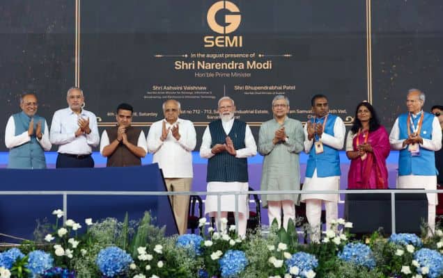 India’s Semiconductor Ecosystem Expands As PM Modi Inaugurates Commercial Production At CG Semi’s Rs 7,600 Crore OSAT Facility In Sanand