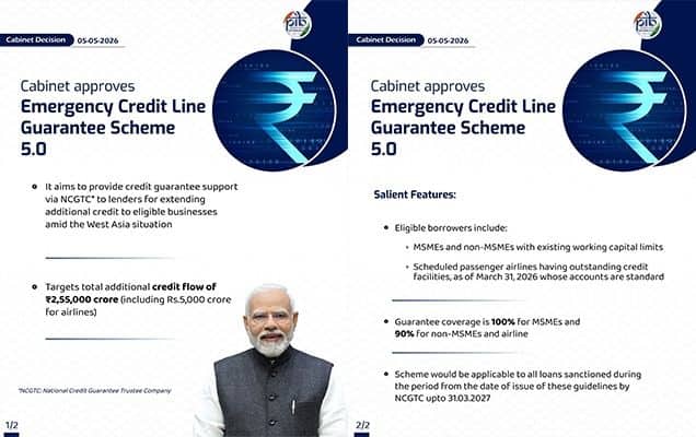 Cabinet clears ₹18,100-cr credit guarantee scheme for aviation, MSMEs 
