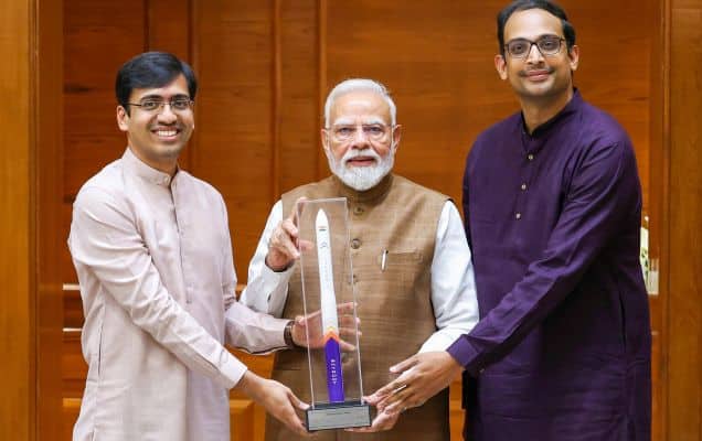 PM Modi meets Skyroot founders after Vikram-1 success, hails India's growing private space ecosystem 