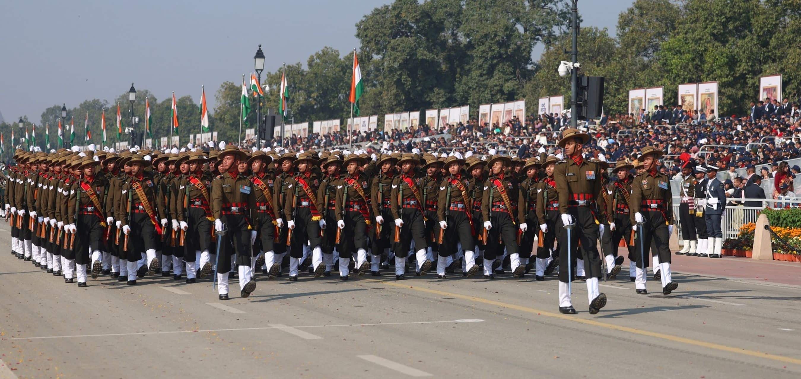 ছবিত: নতুন দিল্লীৰ ‘কৰ্তব্য পথ’ত ৭৭ সংখ্যক গণৰাজ্য দিৱস