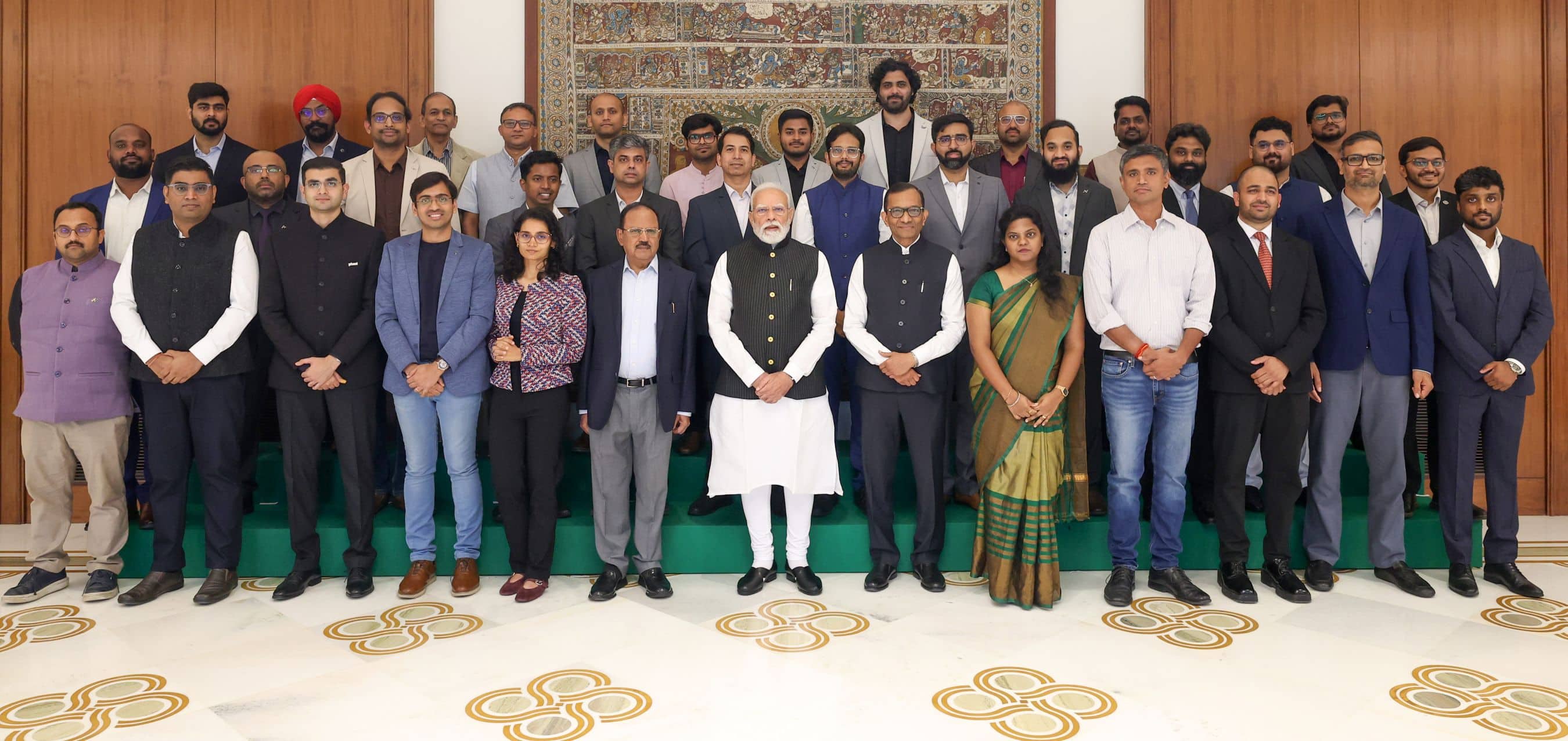 PM Modi interacts with Space Startup CEOs
