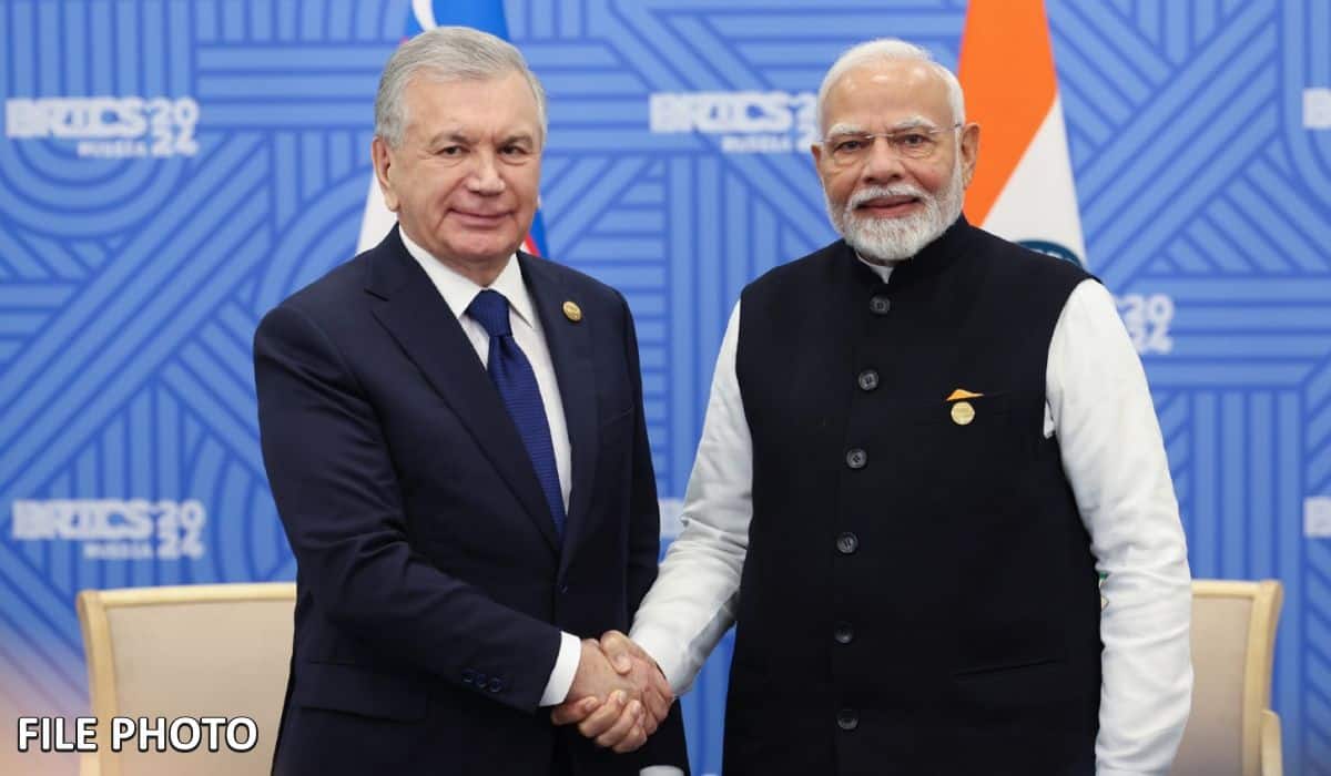 Modi In Uzbekistan
