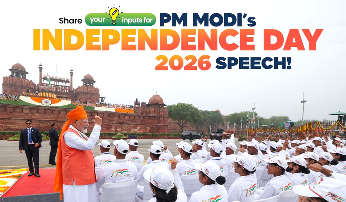 Share your ideas for PM Modi's Independence Day speech