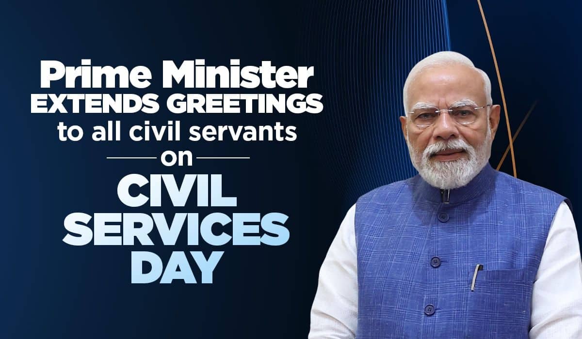 Prime Minister extends greetings to all civil servants on Civil Services Day