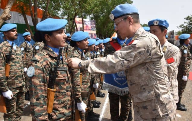 Over 550 Indian peacekeepers in South Sudan awarded UN Medal of Honour 