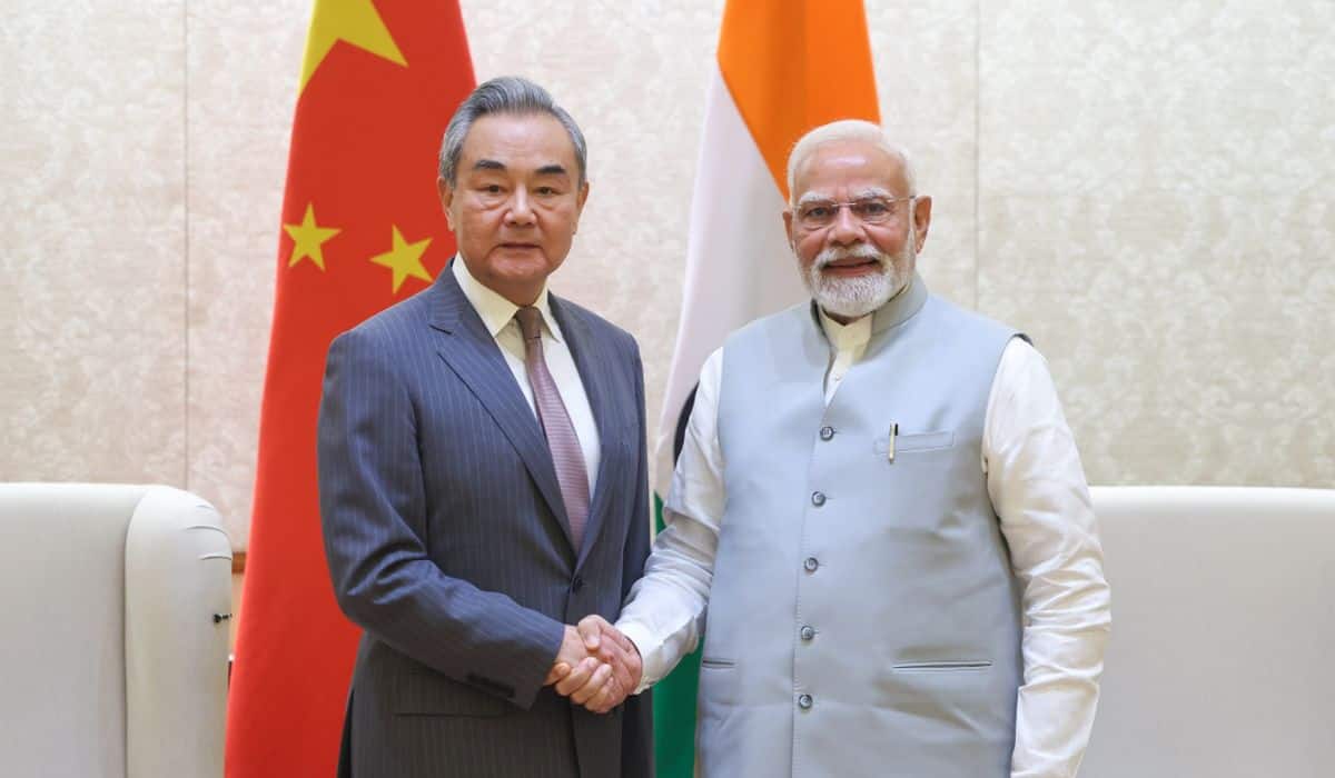 Chinese Foreign Minister Wang Yi calls-on PM Narendra Modi
