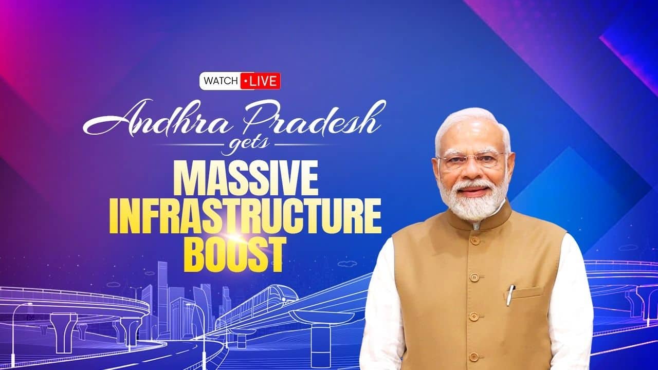 PM Modi inaugurates Alluri Sitarama Raju Airport, launches development projects in Bhogapuram