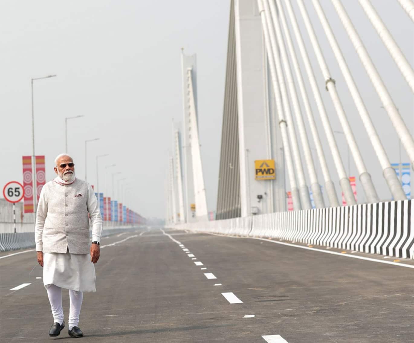 Prime Minister inaugurates Kumar Bhaskar Varma Setu in Guwahati, Assam