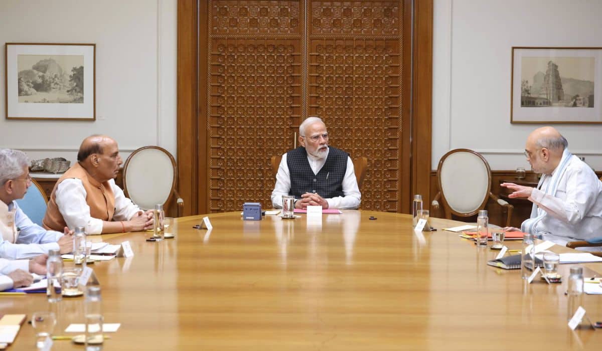 Prime Minister chairs a meeting of the CCS