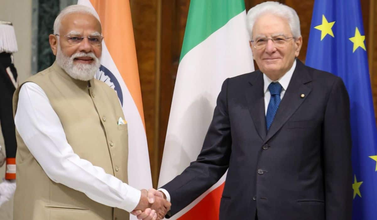 Prime Minister calls on the President of Italy