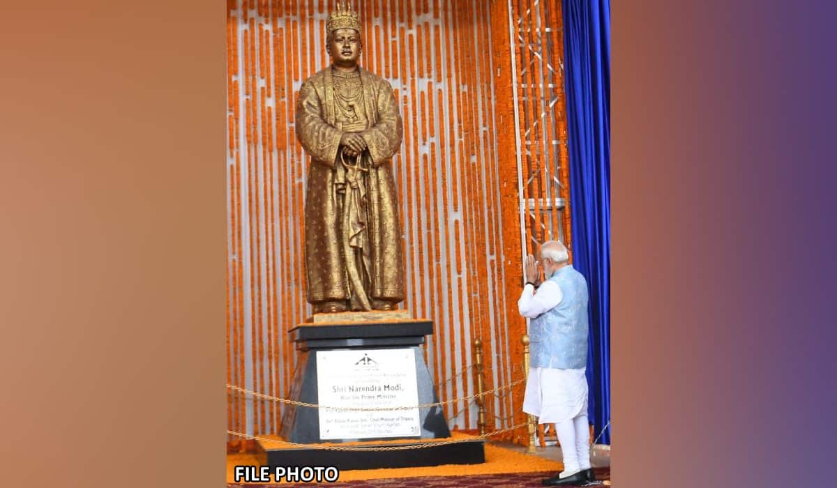 প্রধান মন্ত্রীনা মহারাজা বির বিক্রম কিসোর মানিক্য বহাদুর জীগী মফমদা মহাক্কী মপোক কুমওন্দা শ্রদ্ধাঞ্জলি কৎখ্রে