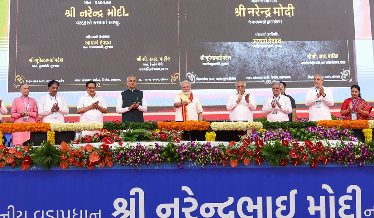 PM Modi launches development works worth Rs 5,400 crore in Ahmedabad, Gujarat