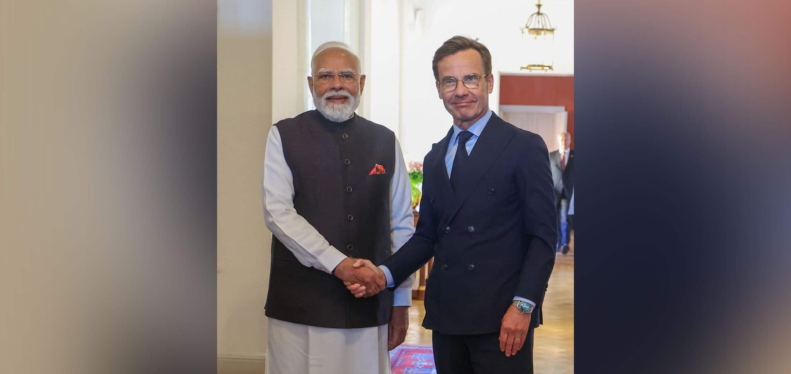Prime Minister holds bilateral talks with Prime Minister of Sweden