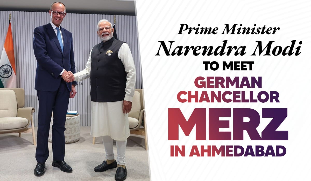 Prime Minister Narendra Modi to meet German Chancellor Merz in Ahmedabad