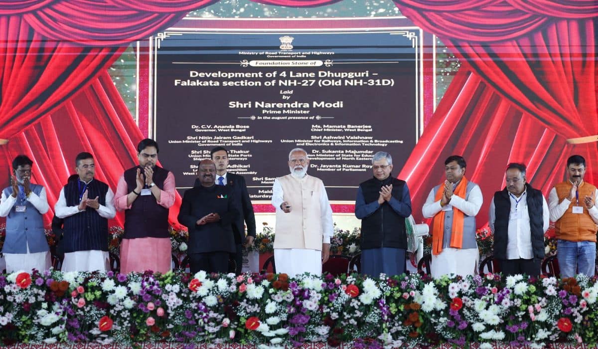 PM Modi launches multiple development projects worth around ₹3,250 crore at Malda, West Bengal