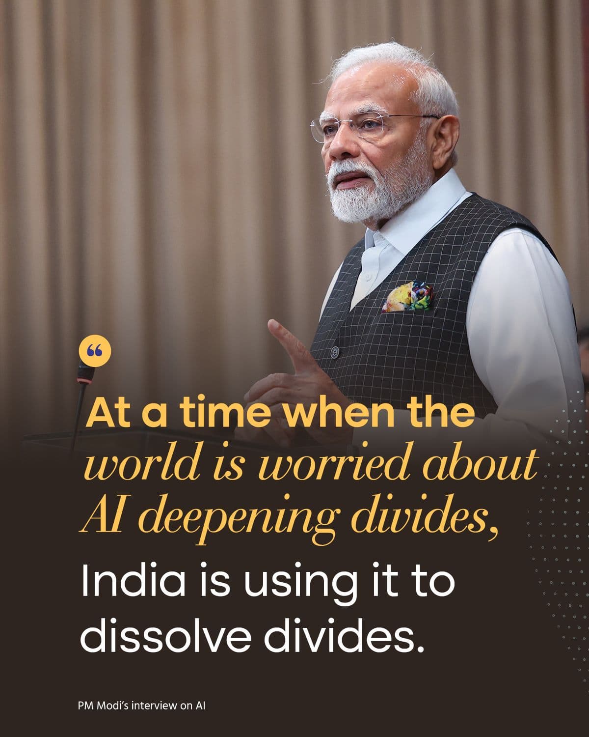 At a time when the world is worried about AI deepening divides, India is using it to dissolve &hellip;
