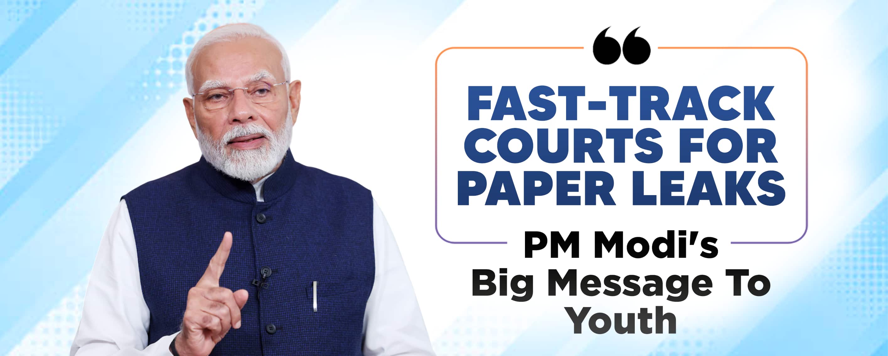 Prime Minister announces fast-track courts for paper leak cases to safeguard the future of youth