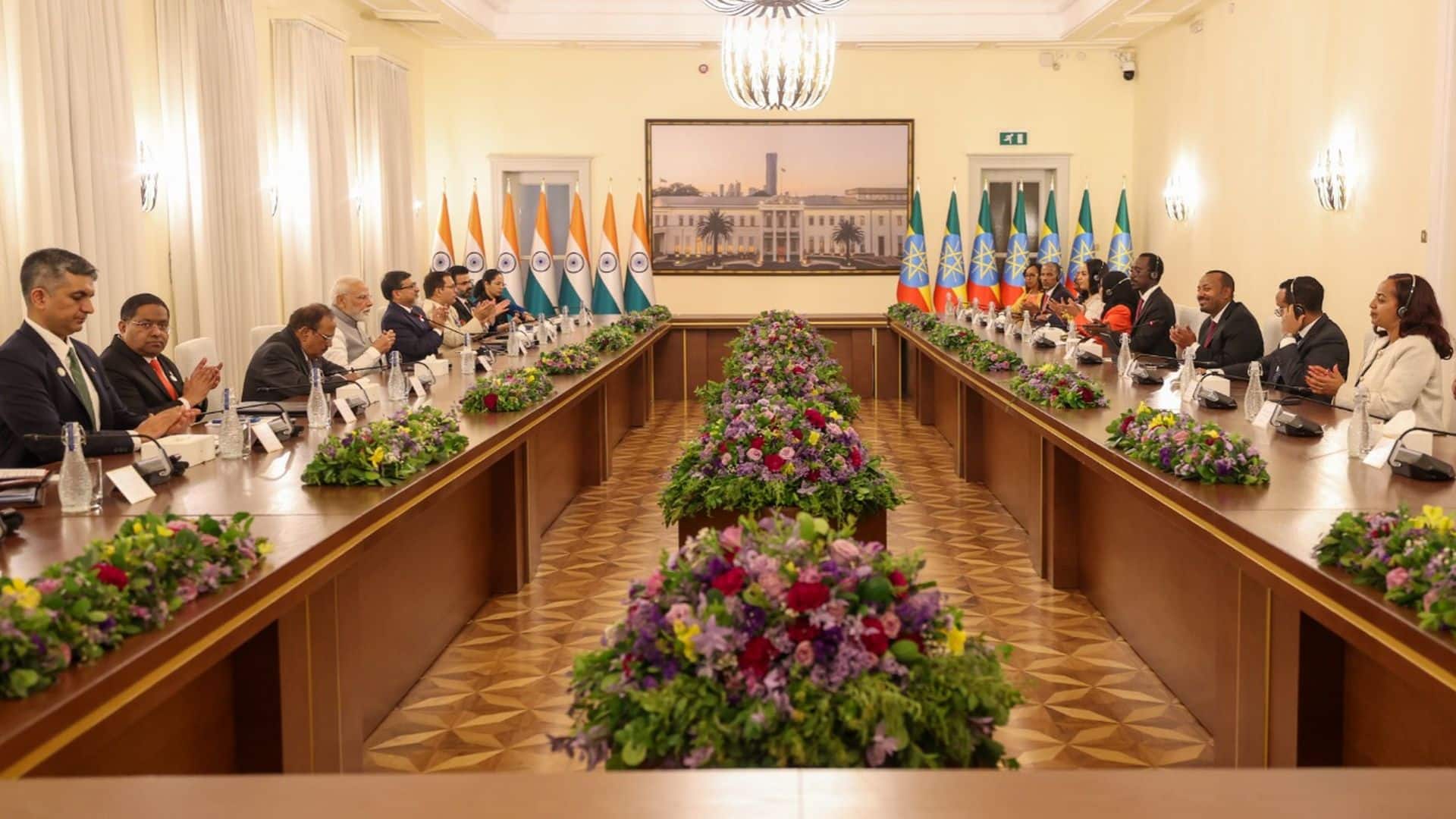 India and Ethiopia have shared continuous contact, dialogue and exchanges for thousands of years: PM Modi during meeting with Ethiopian PM Abiy Ahmed Ali