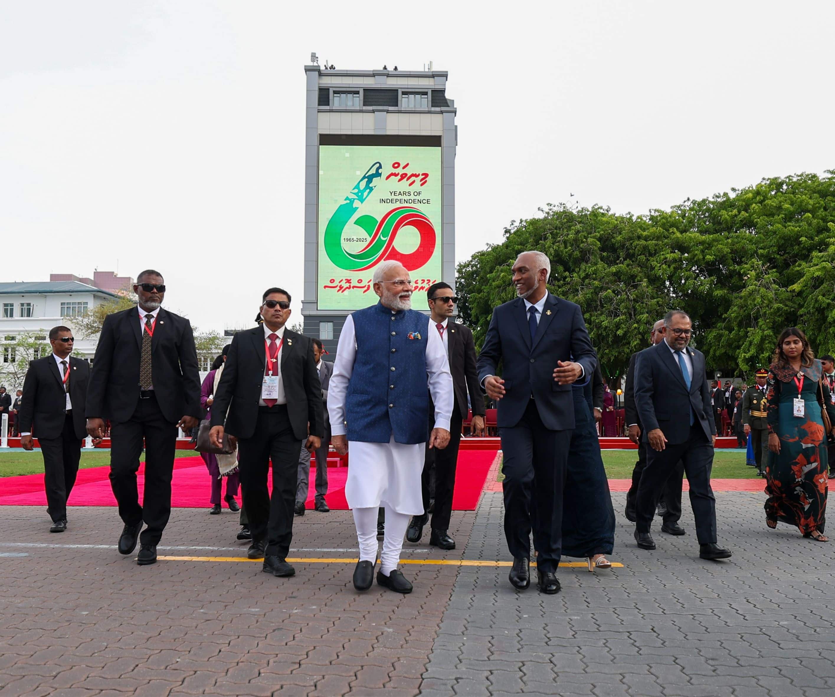 Prime Minister attends the 60th anniversary celebrations of the independence of Maldives as Guest of Honour