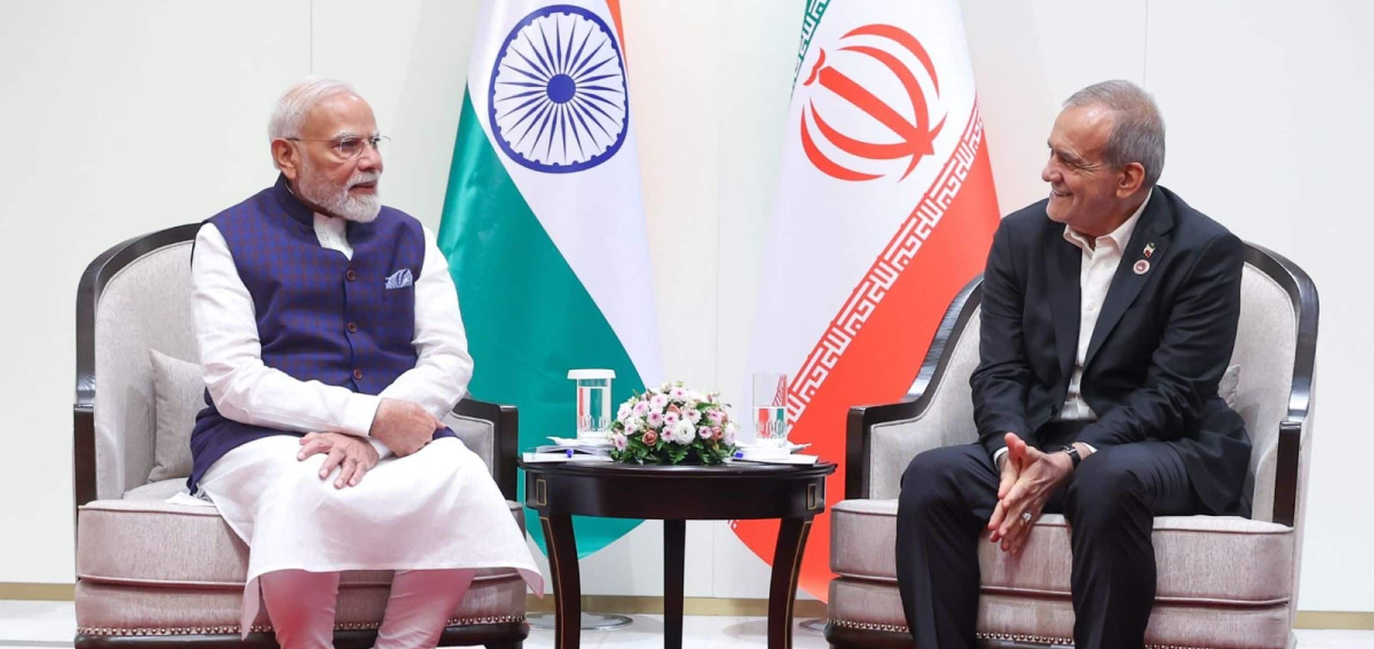 Prime Minister’s meeting with the President of Iran on the sidelines of SCO Summit