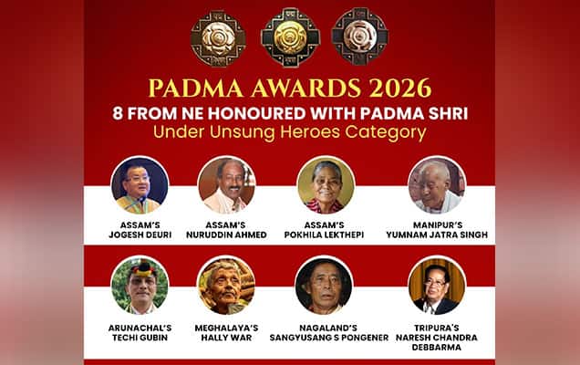 Padma Awards 2026: Five from Assam, strong Northeast presence on honours list 
