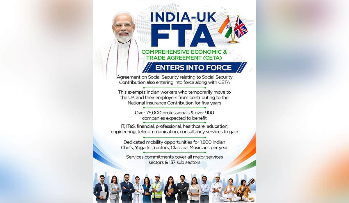 Significant moment in the India-United Kingdom partnership: PM Modi as India-UK CETA comes into force