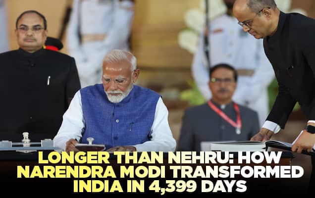 Longer than Nehru: How Narendra Modi transformed India in 4,399 days