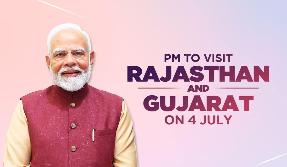 PM to visit Rajasthan and Gujarat on 4 July