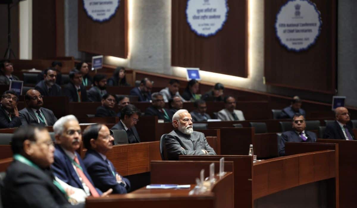 PM chairs Fifth National Conference of Chief Secretaries in Delhi