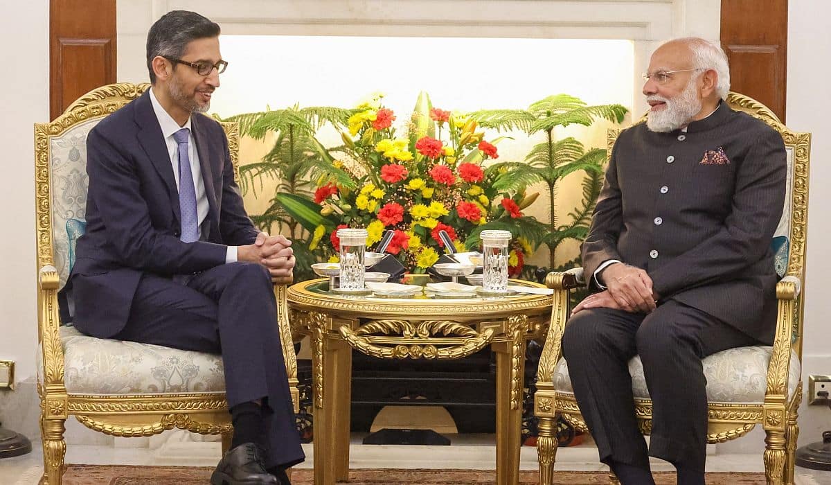 Google CEO meets Prime Minister