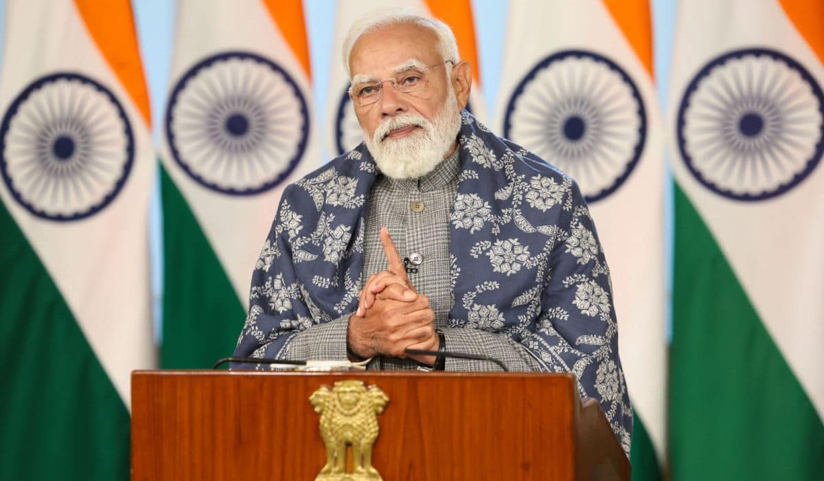 Prime Minister Shri Narendra Modi addresses the Wings India 2026 programme in Hyderabad via video conferencing