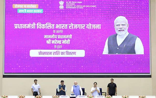 PMVBRY creates 7 million jobs, 1 million workers get incentives: PM Modi