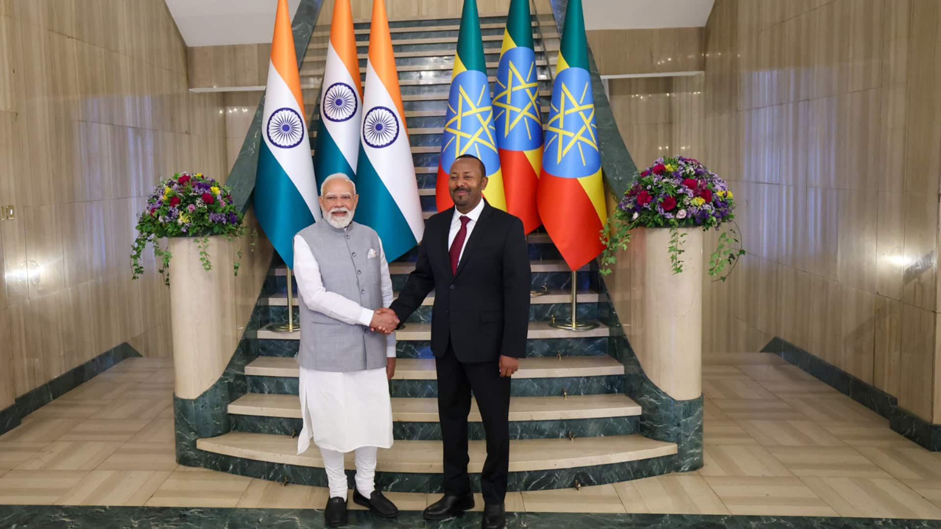 Prime Minister holds bilateral talks with the Prime Minister of Ethiopia