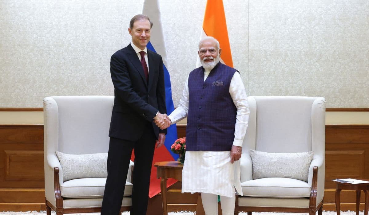 First Deputy PM of Russia Denis Manturov calls on PM Modi