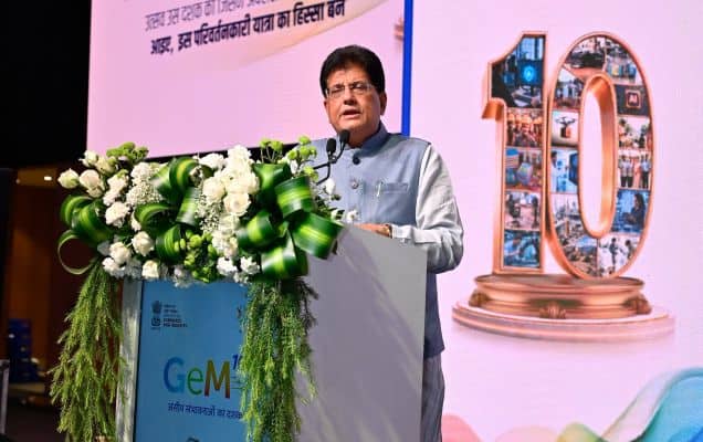 GeM gross merchandise value surges from Rs 422 crore to over Rs 1.55 lakh crore in a decade: Piyush Goyal