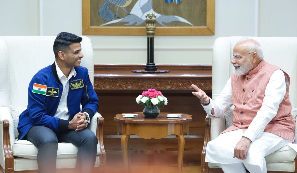 Prime Minister interacts with Astronaut Shubhanshu Shukla